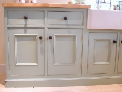 Close up of units showing distressed areas