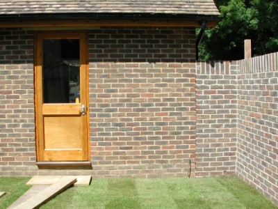 View before trompe l'oeil mural